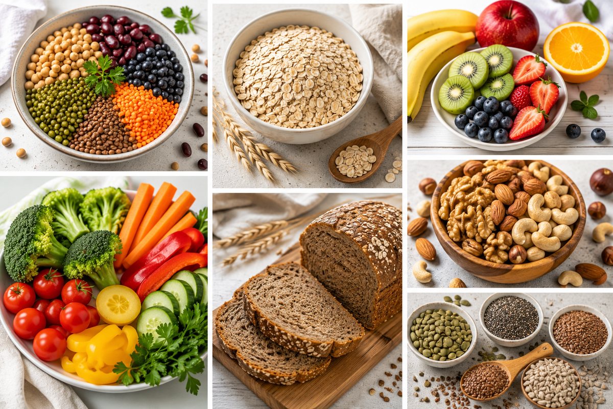 Alimente bogate în fibre pentru o alimentație variată