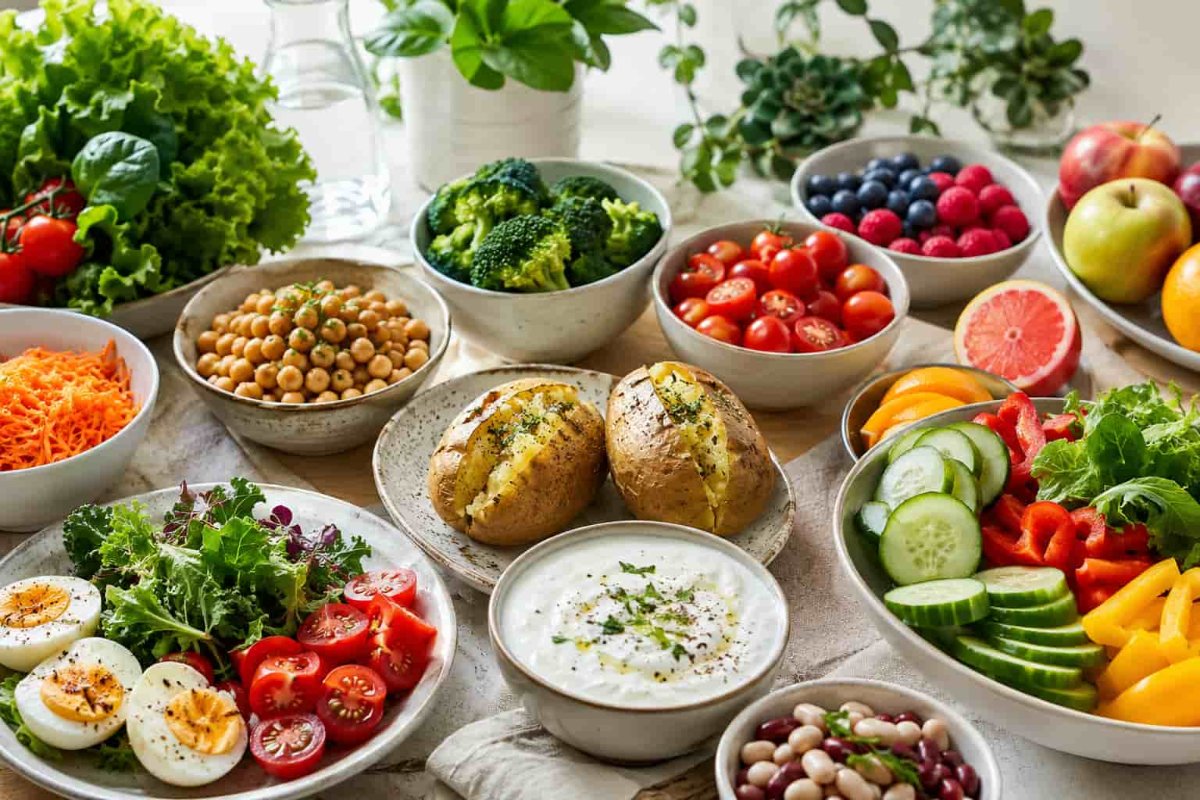 Alimente sățioase cu puține calorii pentru mese echilibrate