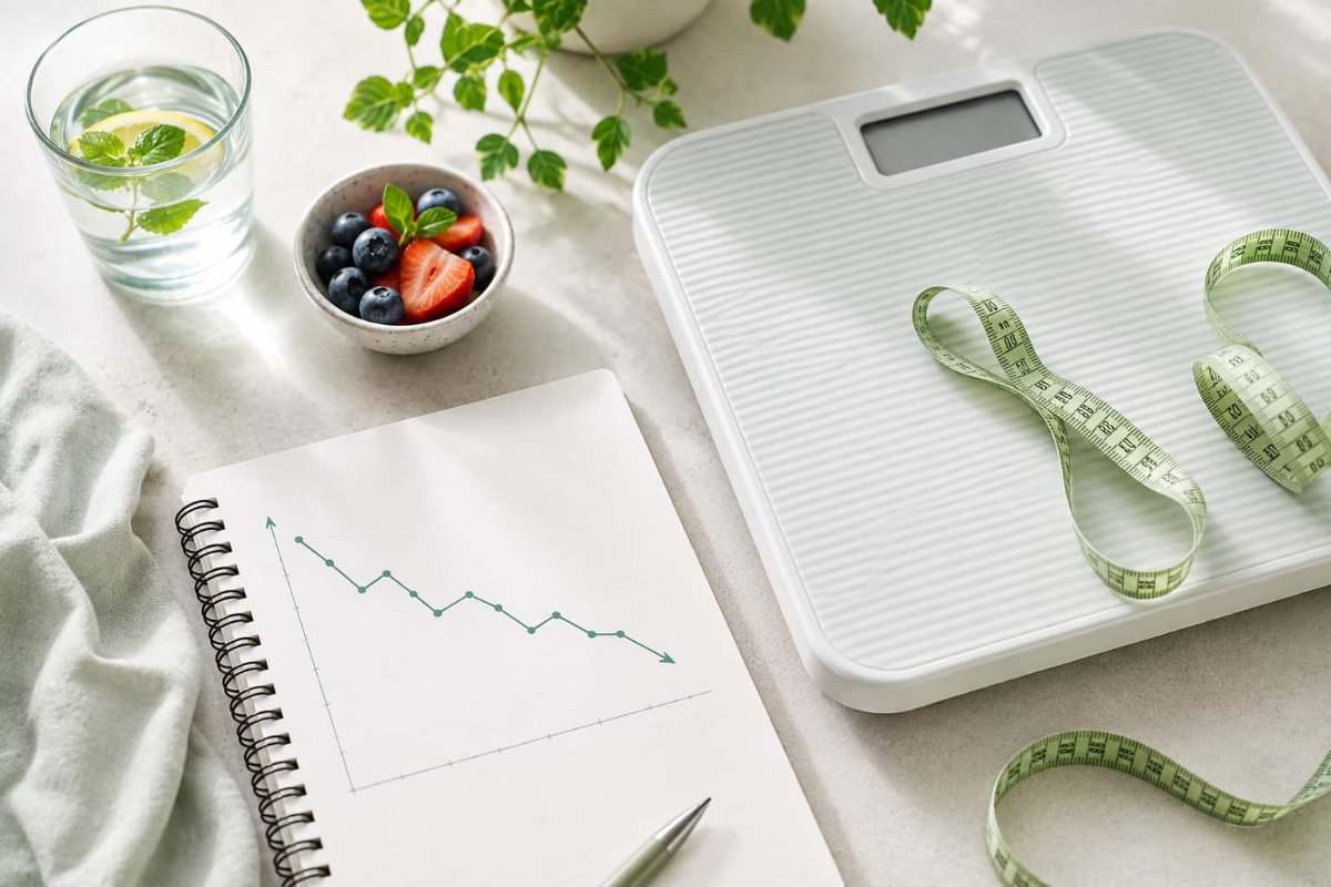 Fluctuațiile greutății și urmărirea progresului într-un deficit caloric